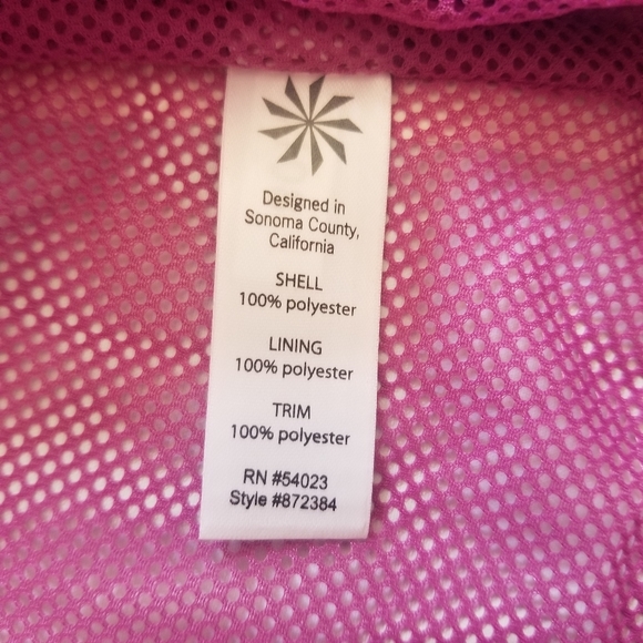 ATHLETA Commuter Moto Asymmetrical Lined Jacket Orchid 872384 Size S - Picture 10 of 16
